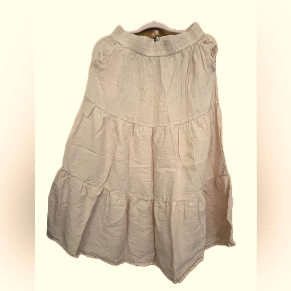 Halston Line Skirt with pockets.